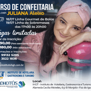 Curso de Bolos & Sobremesas / 18 e 19.07.2023